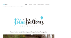 Desktop Screenshot of blueballoonphotography.com
